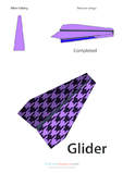 Paper Airplane Instructions – Glider