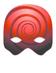 Craft Masks – Red Swirl