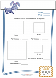 Measure Perimeter Worksheet – Square 1