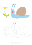 Coloring Match – Snail