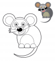 Preschool Color Match – Mouse