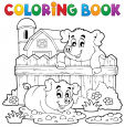 Coloring Book Cover – Farm