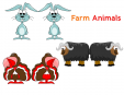 Printable Puppets – Farm Animals 1