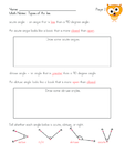 Math Notes: Types of Angles