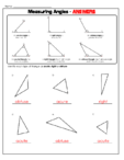 Basic Geometry Worksheet – Triangle Measurement 3 - KidsPressMagazine.com