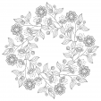 Flowers Advanced Coloring Pages 19