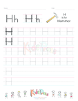 Handwriting Worksheet Letter H