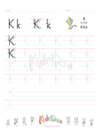 Handwriting Worksheet Letter K