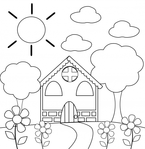 s coloring pages for preschoolers - photo #26
