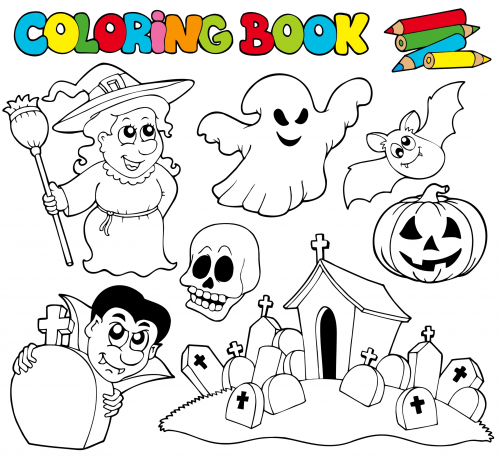 Halloween Boo Coloring Page - KidsPressMagazine.com