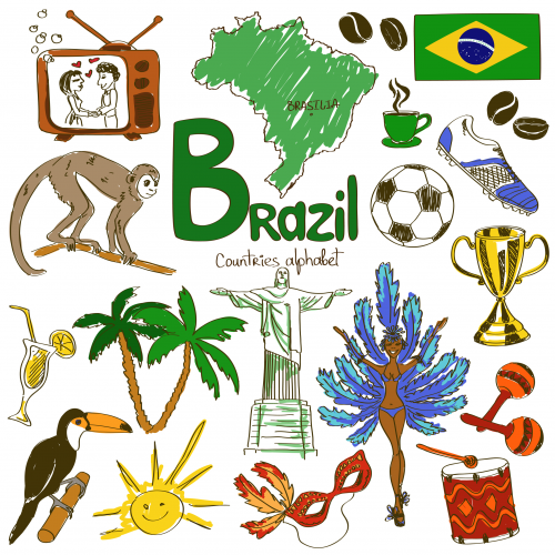 clipart map of brazil - photo #26