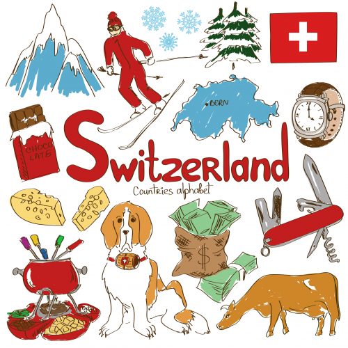 Switzerland Culture Map Printable - KidsPressMagazine.com