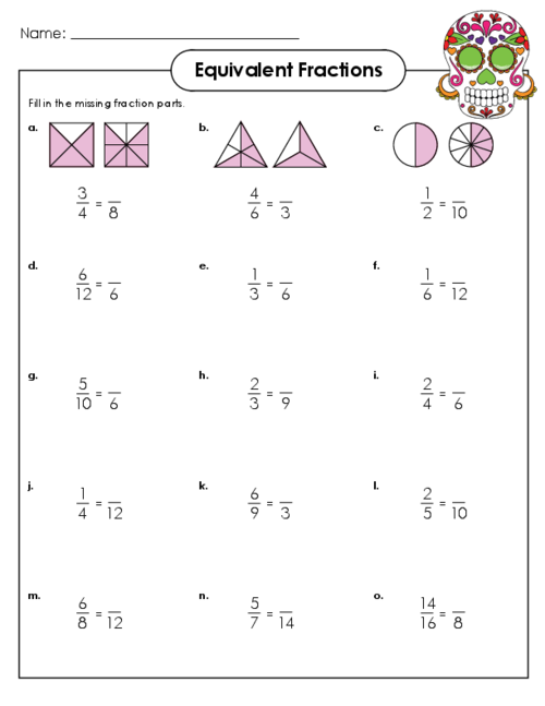 Equivalent fractions homework help