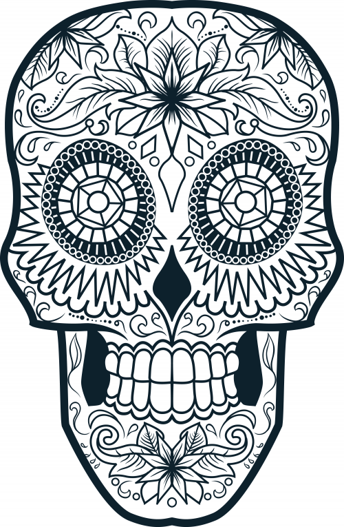 mandala coloring pages for adults skull - photo #44