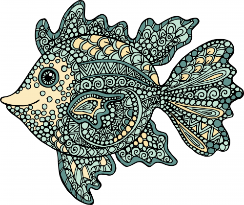 Exotic Fish Coloring Page - KidsPressMagazine.com