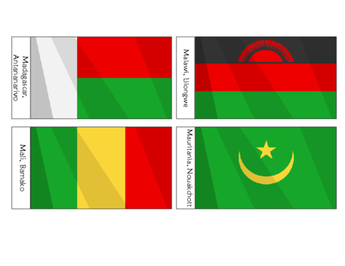 African Flags Printables For Kids Part 8