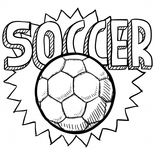 caillou soccer ball coloring pages - photo #35