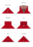 Easy Origami Instructions – Heart Bookmark