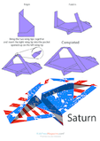 Paper Airplane Instructions – Saturn
