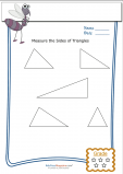 Basic Geometry Worksheet – Triangle Measurement 5