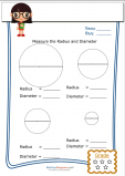 Basic Geometry Worksheet – Radius and Diameter 5