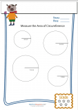 Measure Circumference Worksheet 1