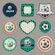 Soccer Badges Clipart
