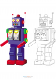 Coloring Match – Robot 2