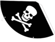 Party Hat with Large Jolly Roger