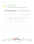 Writing Numbers in Words - Nineteen