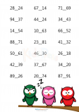 Silly Owls Comparing Worksheet