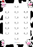 Cow Comparison Worksheet
