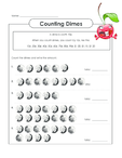 Counting Dimes Worksheet 2