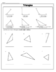 Basic Geometry Worksheet – Triangle Measurement 1 - KidsPressMagazine.com