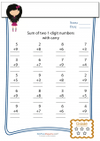 Adding Two 1-Digit Number With Carry - Tuesday