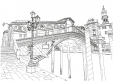 Rialto Bridge Coloring Page
