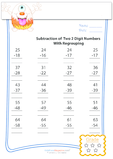 2 Digit Subtraction Practice Bundle Vol 2.