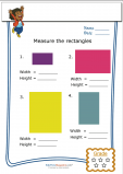 Measure The Rectangles Worksheets Part Two