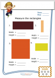 Measure The Rectangles Worksheets Part Three