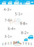 Easy Subtraction without Regrouping - #4