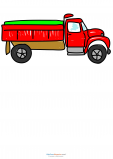 Learn To Draw – Open Bed Cargo Truck 