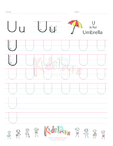 Handwriting Worksheet Letter U
