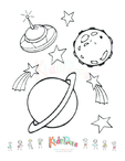 Printable Coloring Page – Outer space
