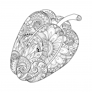 Coloring Pages Nature Adult Coloring Page Printable Spring 