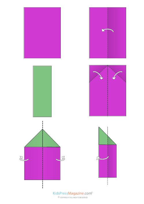 Simple paper deals airplane instructions