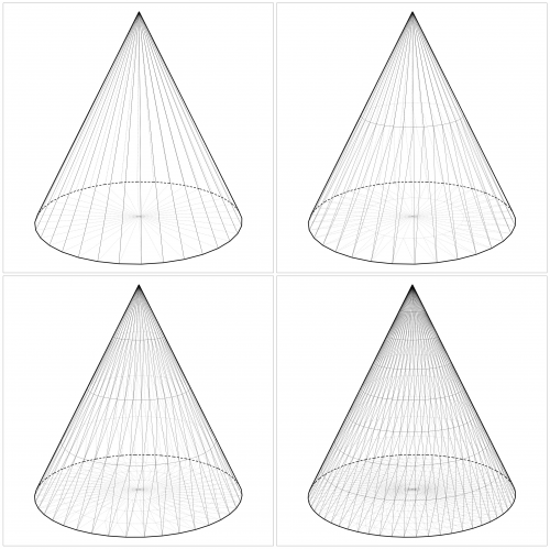 all cone shapes geometry