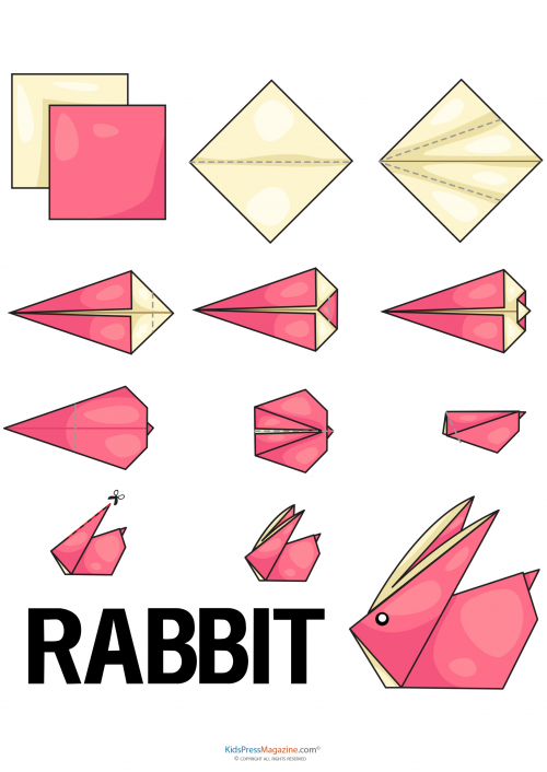 Easy Origami – Rabbit - KidsPressMagazine.com