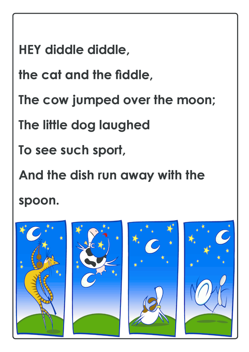 Hey Diddle Diddle Nursery Rhyme KidsPressMagazine Hey Diddle Diddle Nursery Rhyme KidsPressMagazine