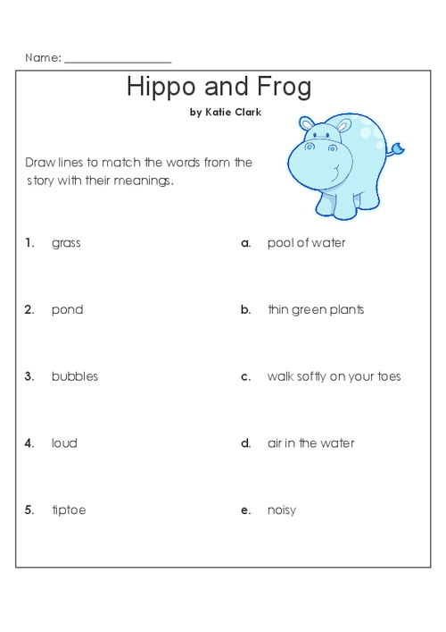 Hippo and Frog - KidsPressMagazine.com