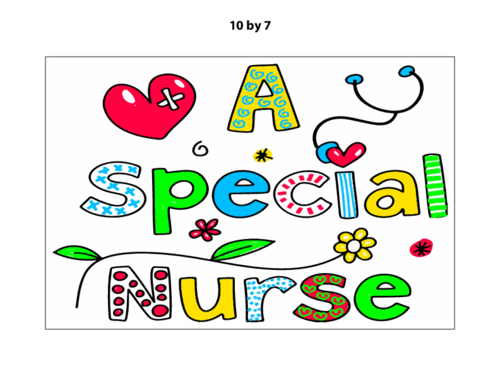 A Special Nurse Poster 
